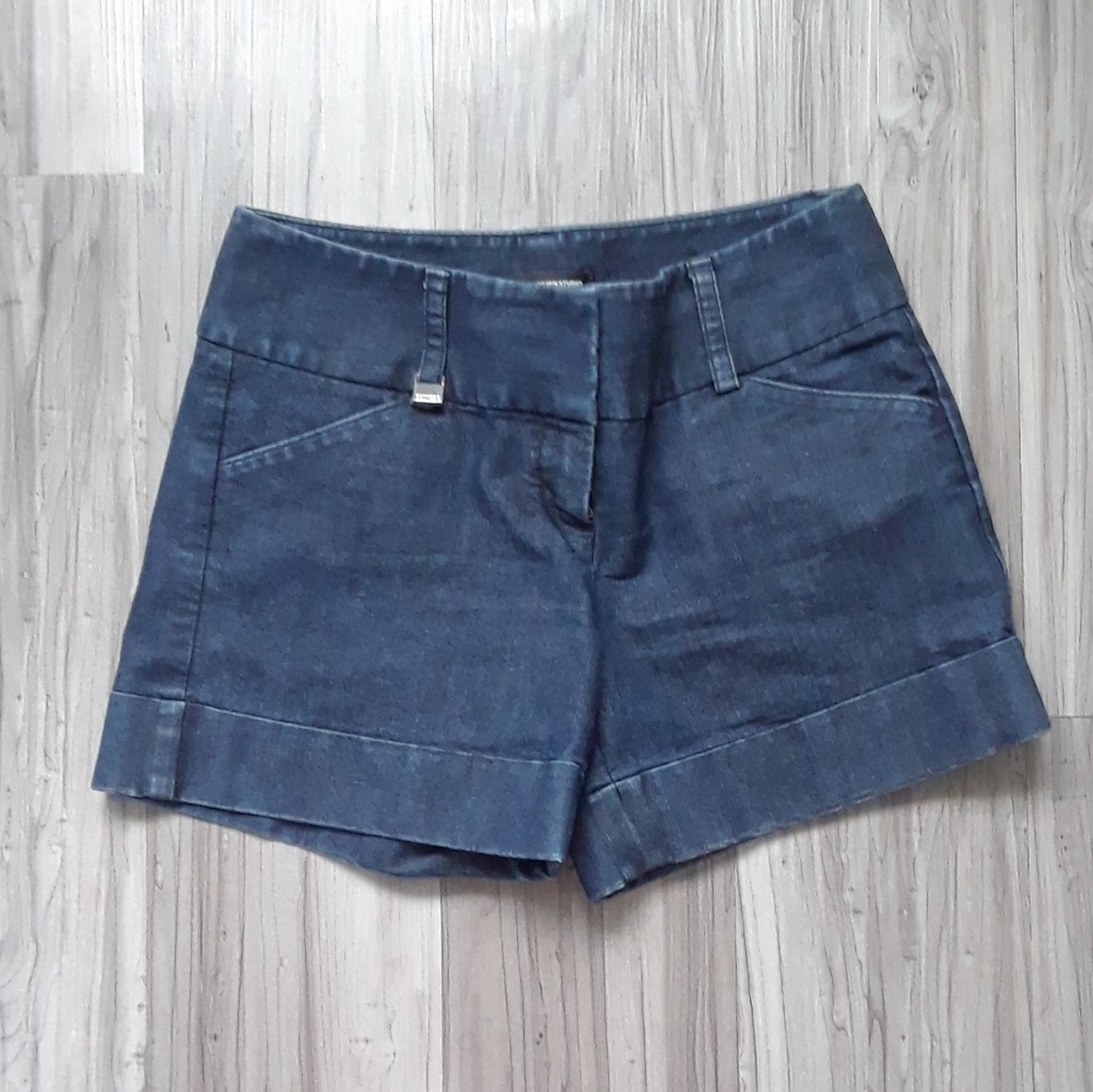 Express design studio, dark jean shorts